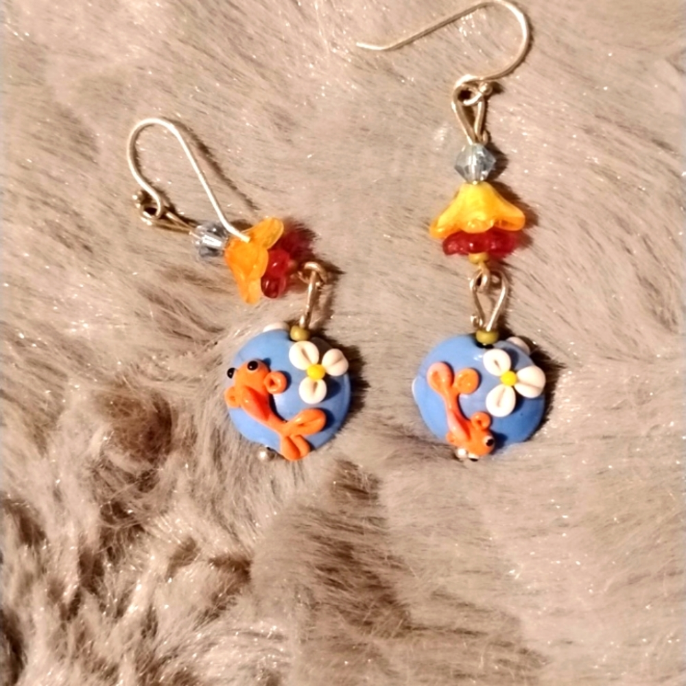 Handmade Under The Sea Earrings 😍